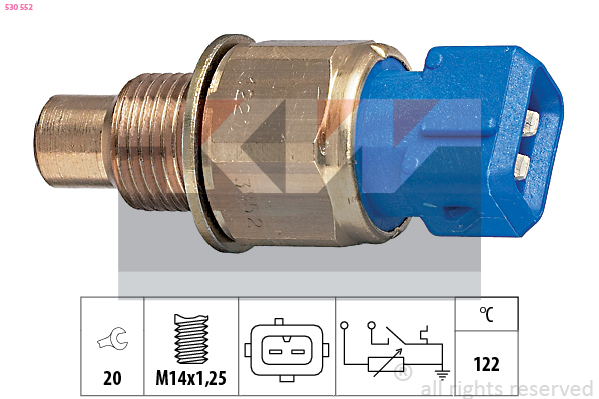 Senzor,temperatura lichid de racire 530 552 KW